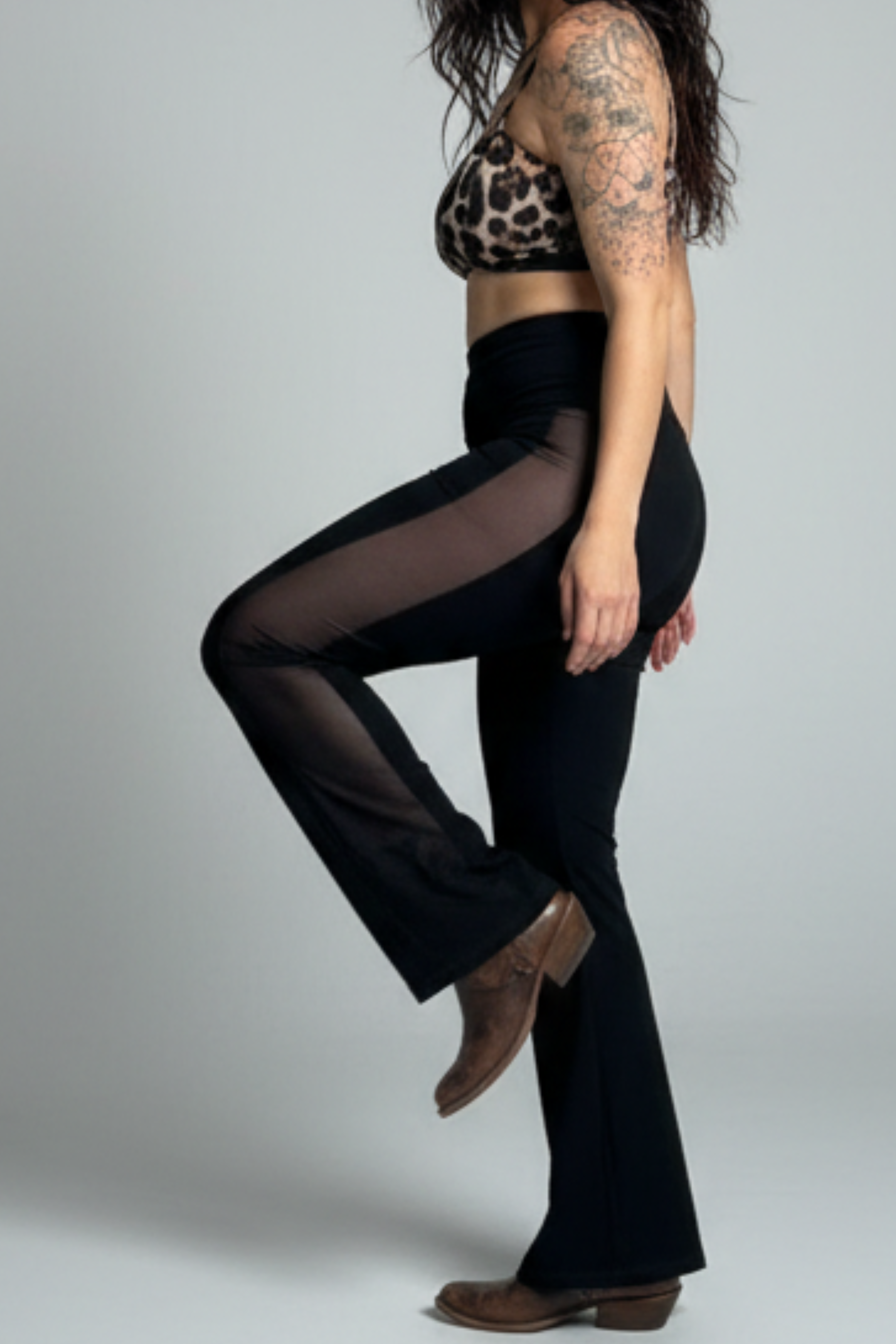 טייץ בגזרת פדלפון--> שחור לבן