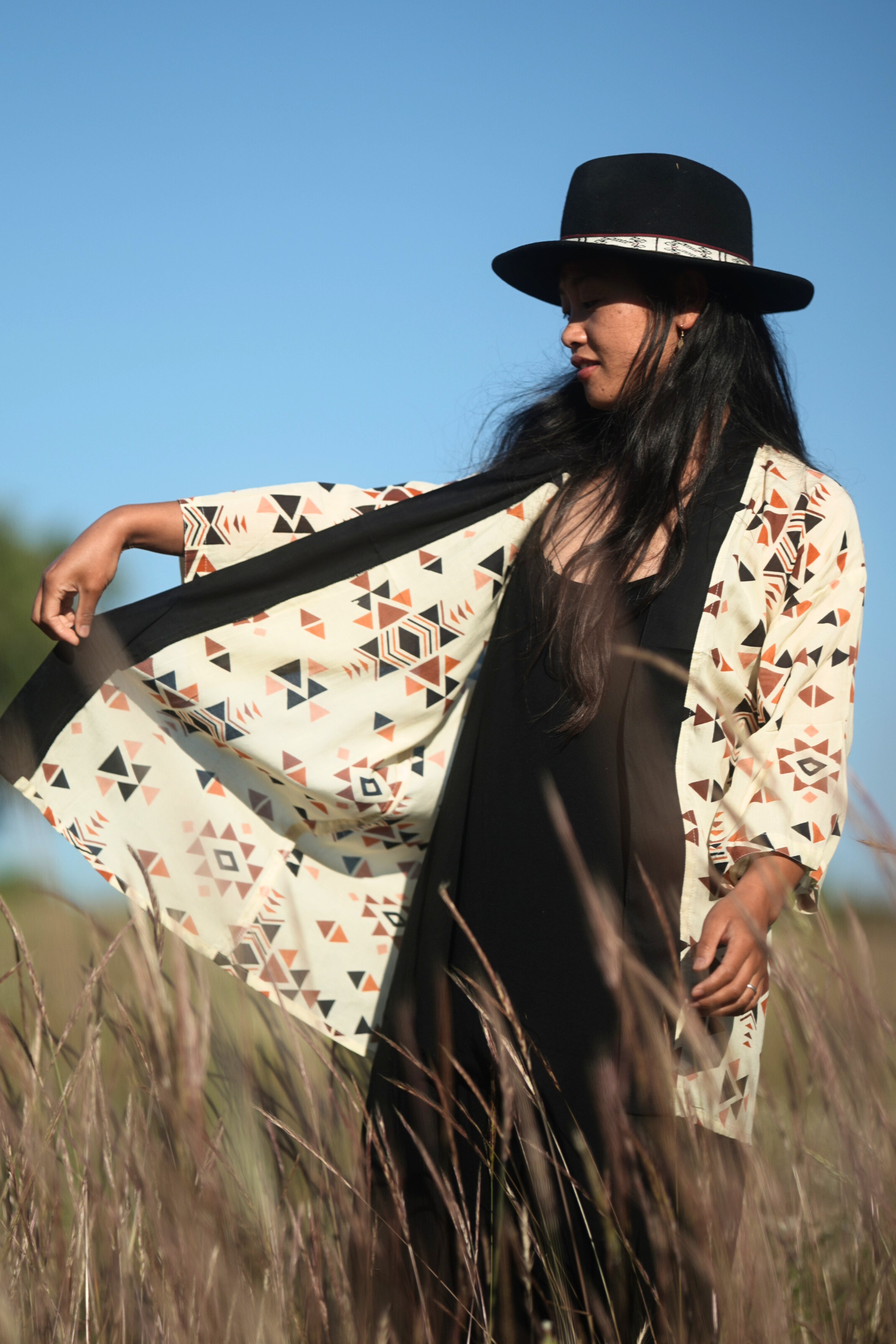 Tokyo Kimono ✦ Triangle print