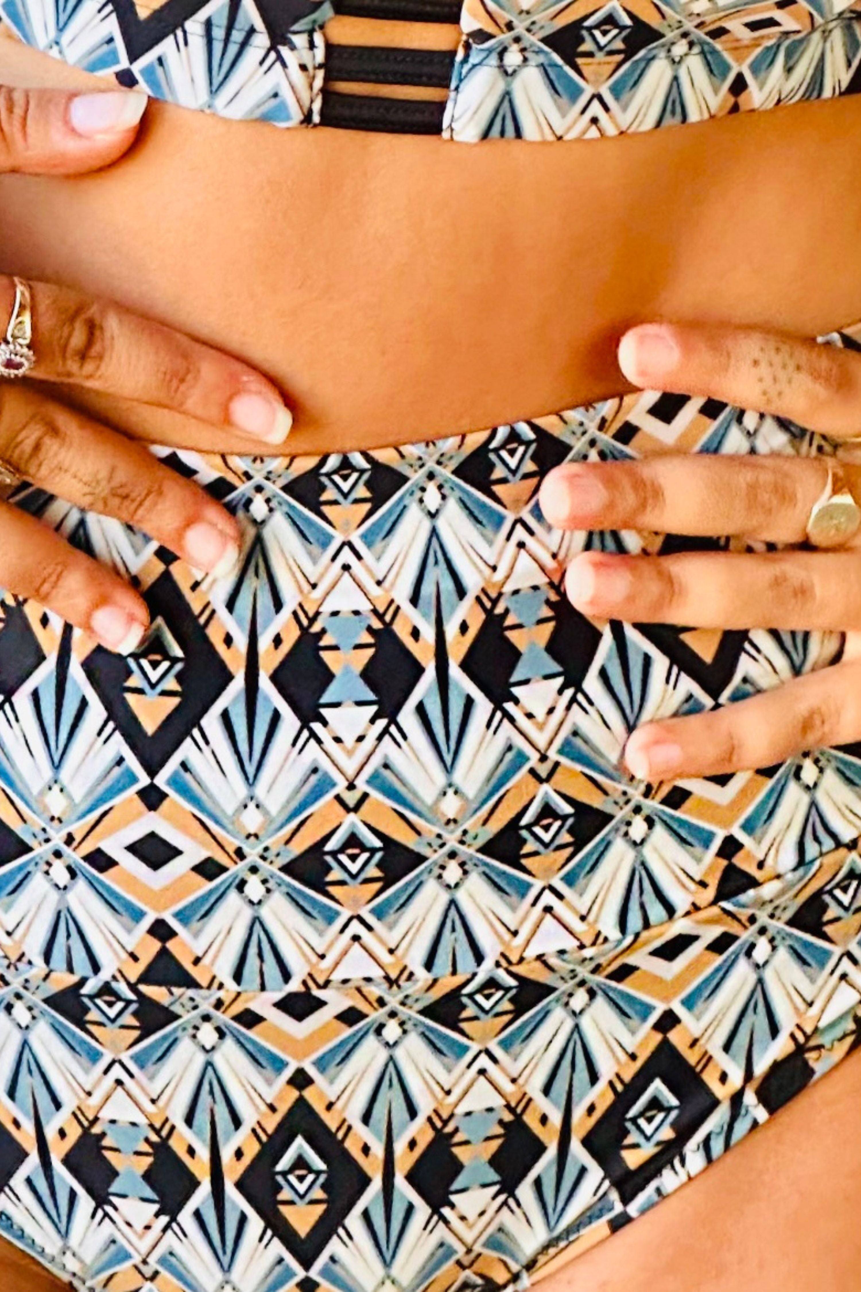 Mia Bikini Set ✦ Blue Mirror