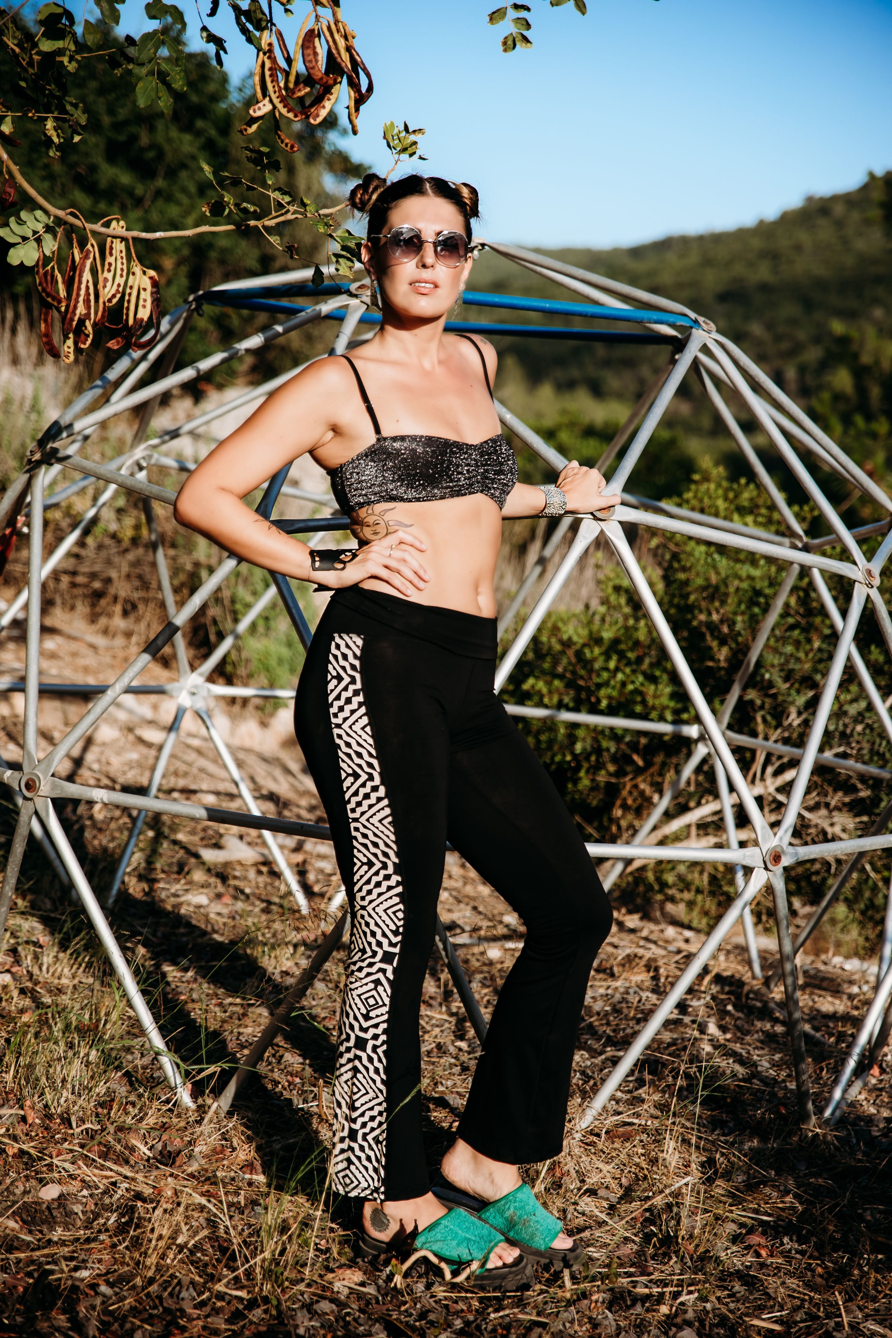 טייץ בגזרת פדלפון--> שחור לבן