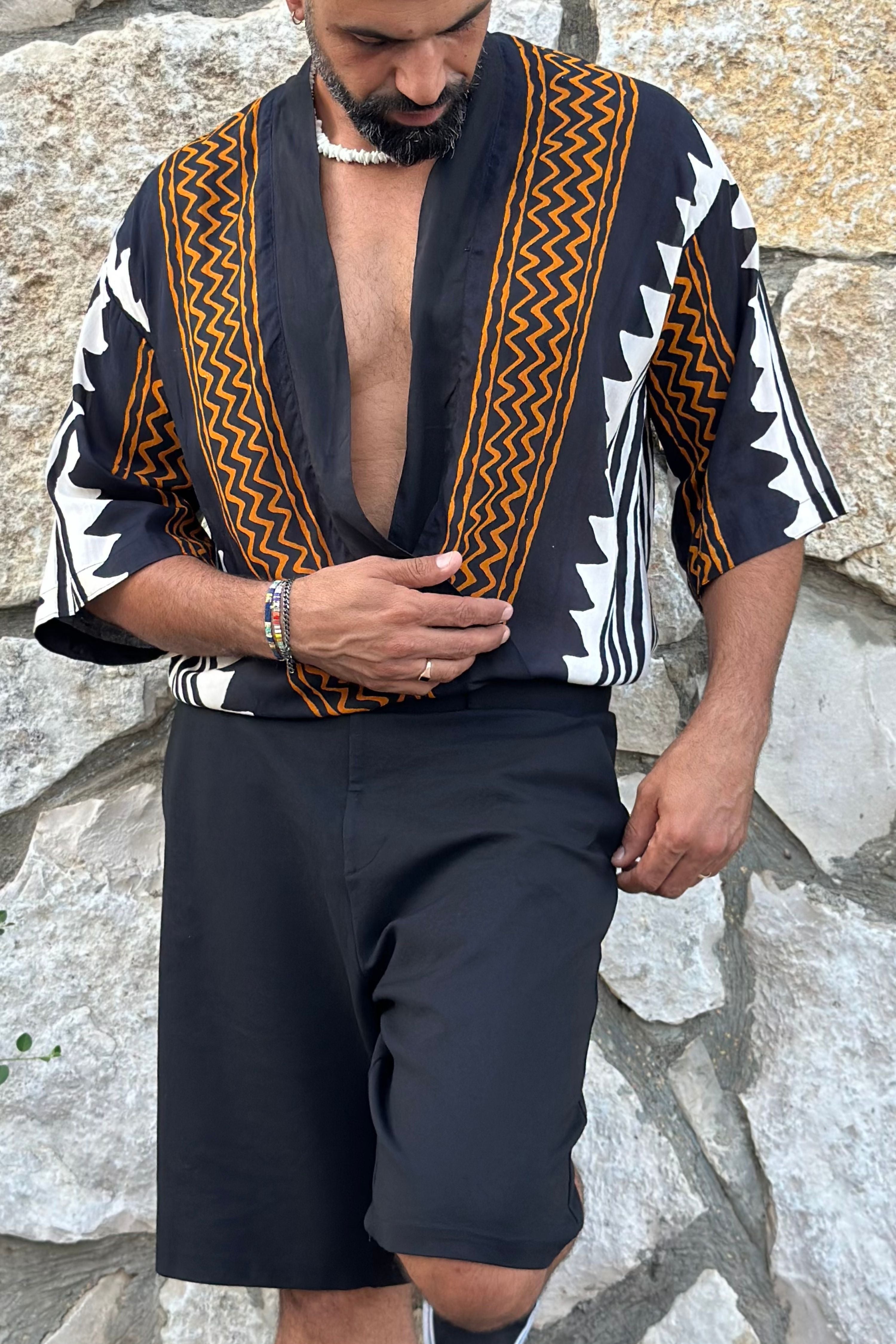 Classic Kimono ✦ Geo Print