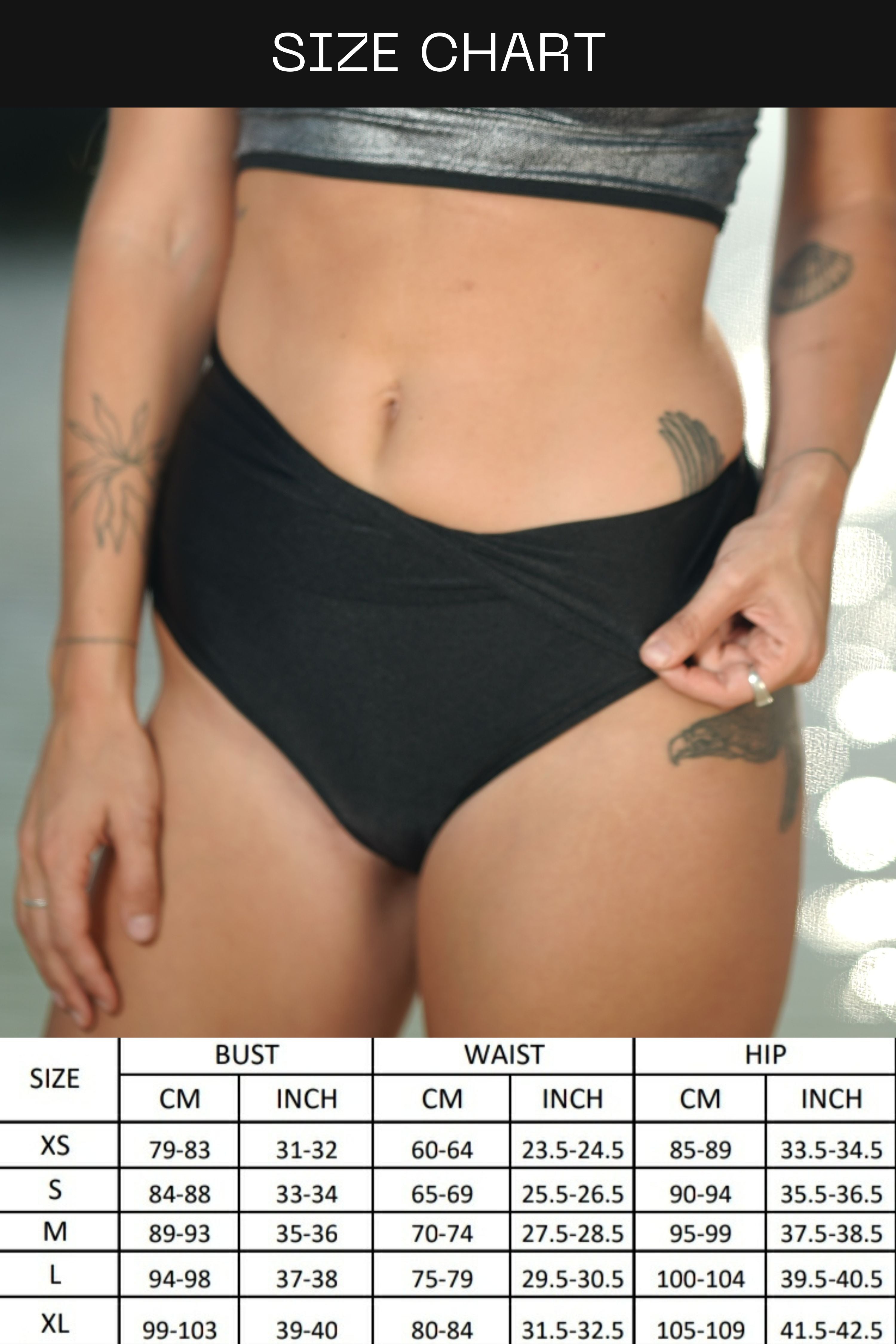 Bikini Bottom ✦ Black