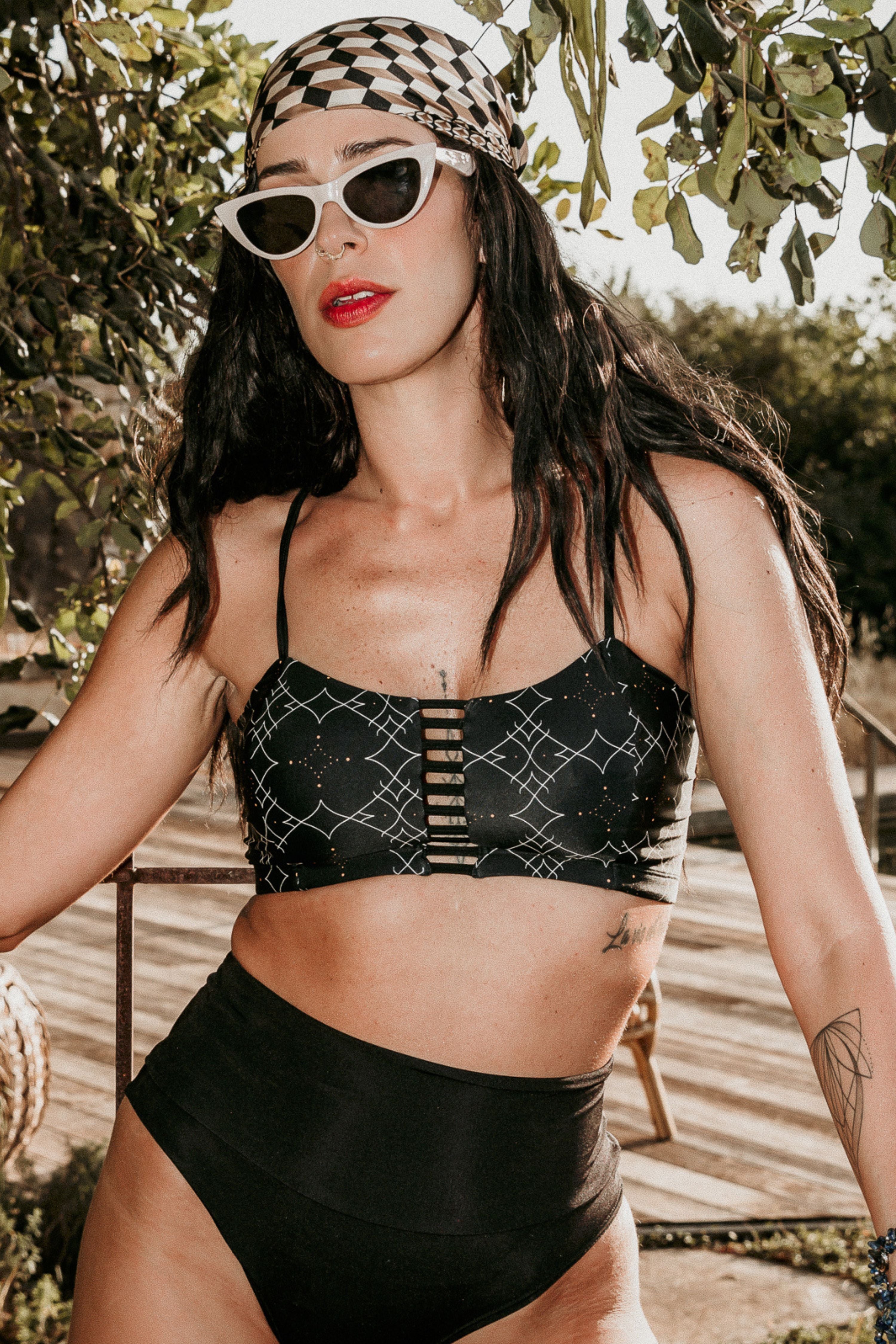 מיה ביקיני טופ-> פרינט קעקוע