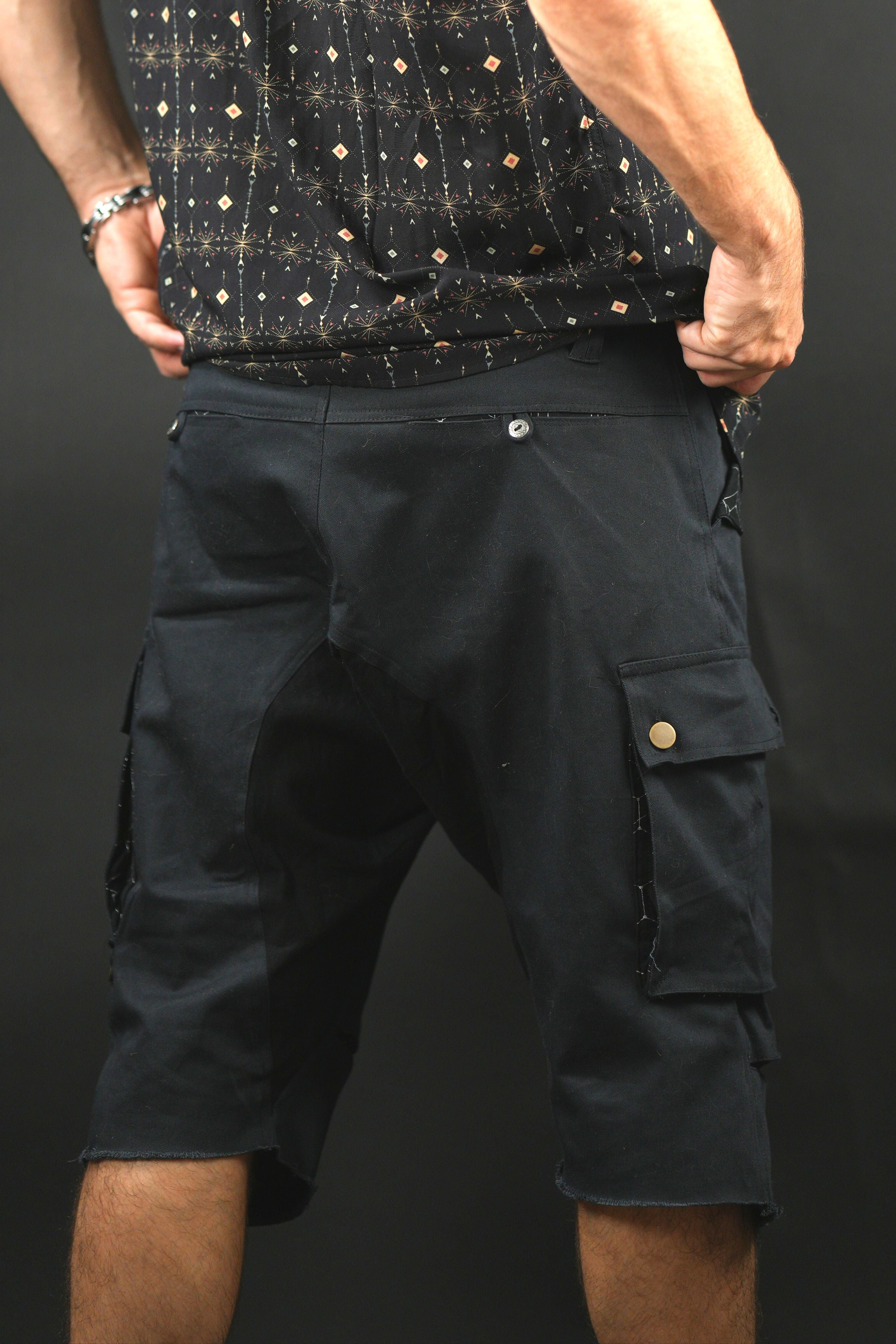 Drop Crotch Shorts Mens