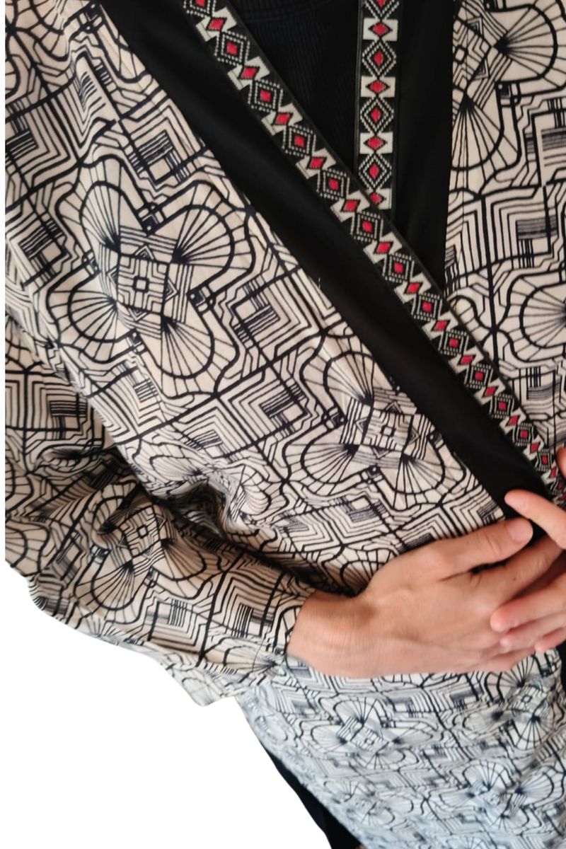 Boho Kimono --> Psy print