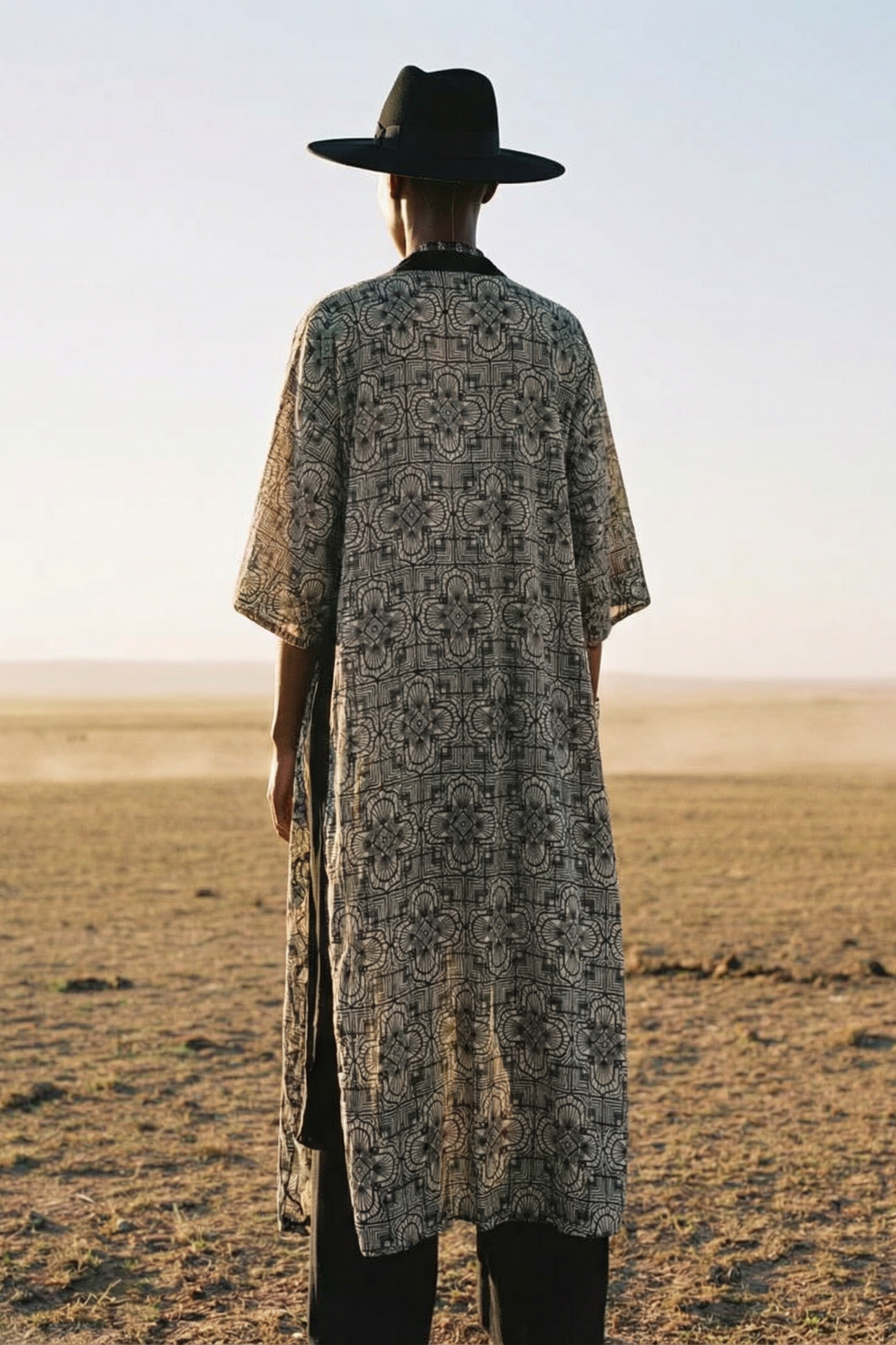 Boho Kimono ✦ Bw print