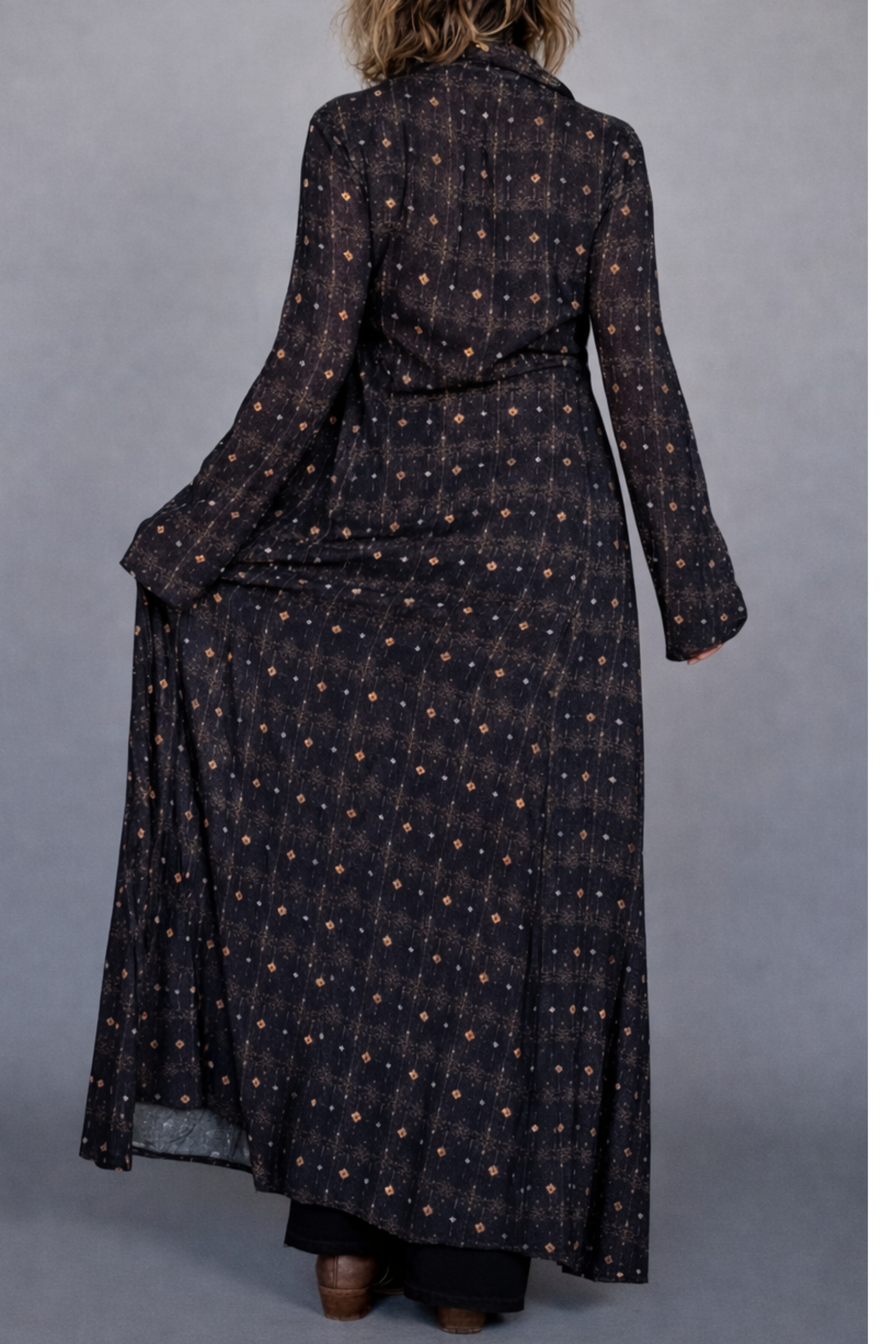 Kaia Maxi Dress ✦  Fireworks print