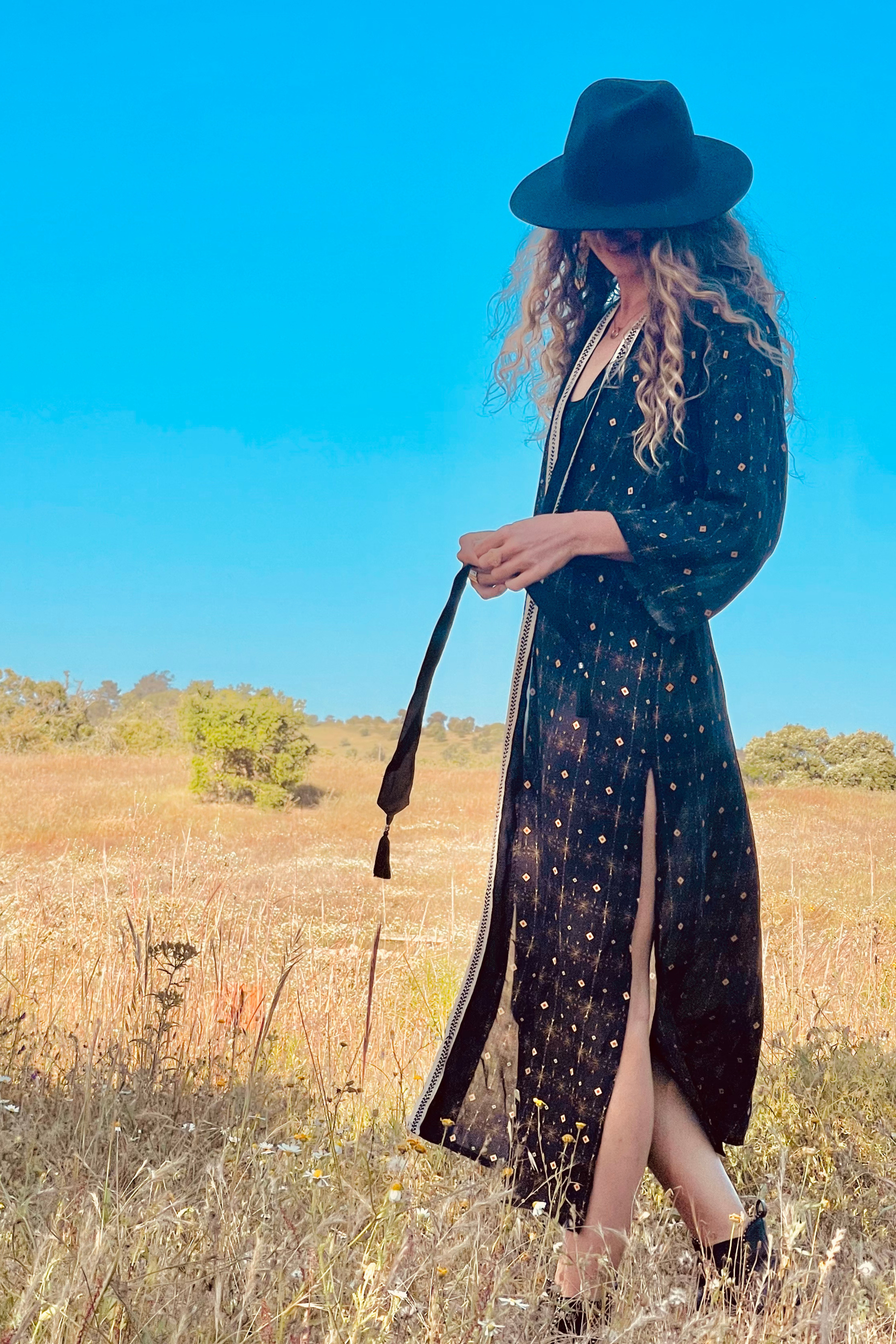 Boho Kimono ✦  Fireworks print