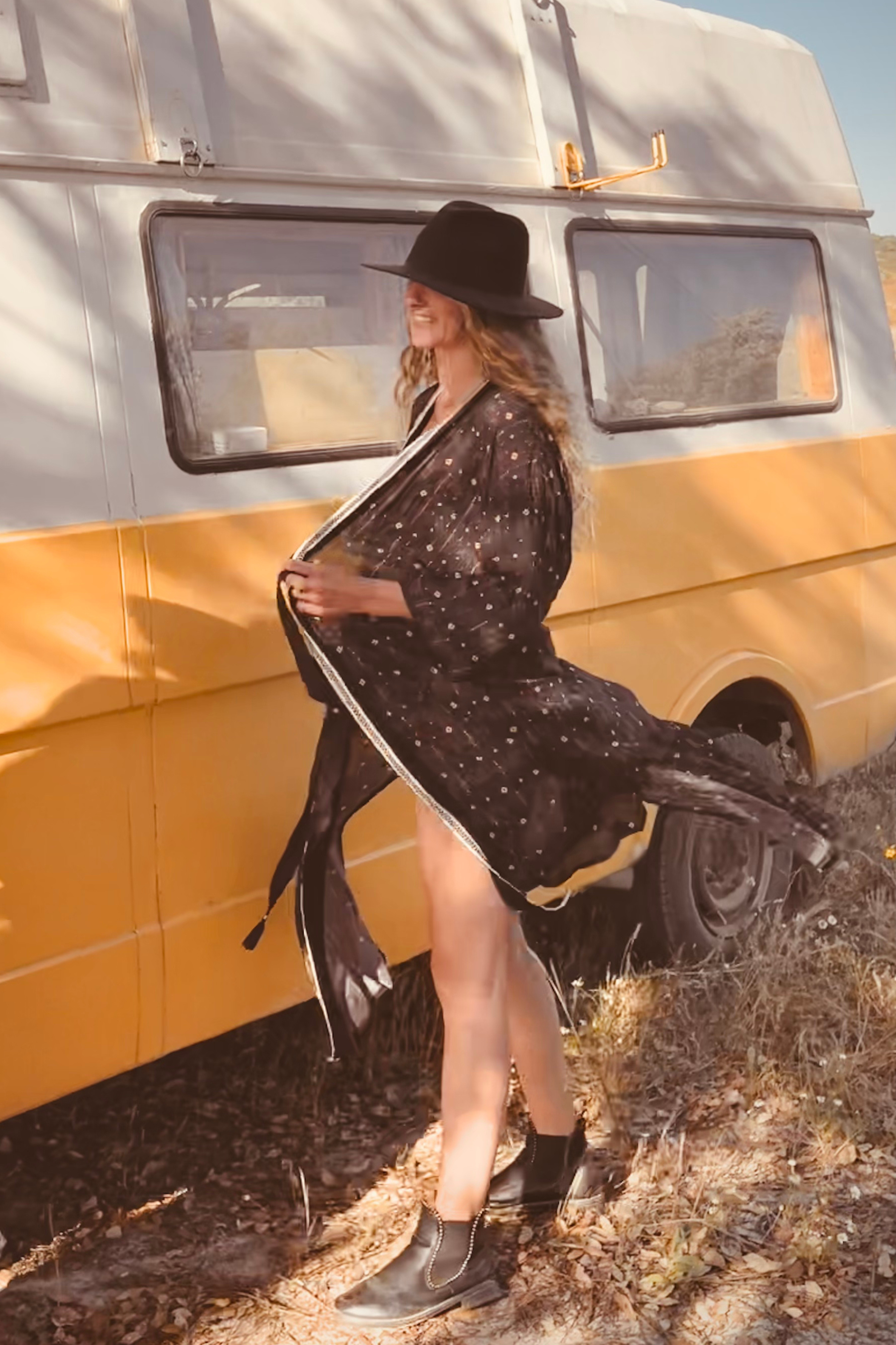 Boho Kimono ✦  Fireworks print