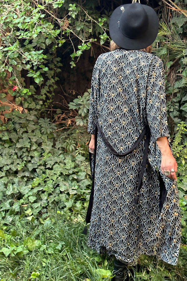Boho Kimono --> Gold print