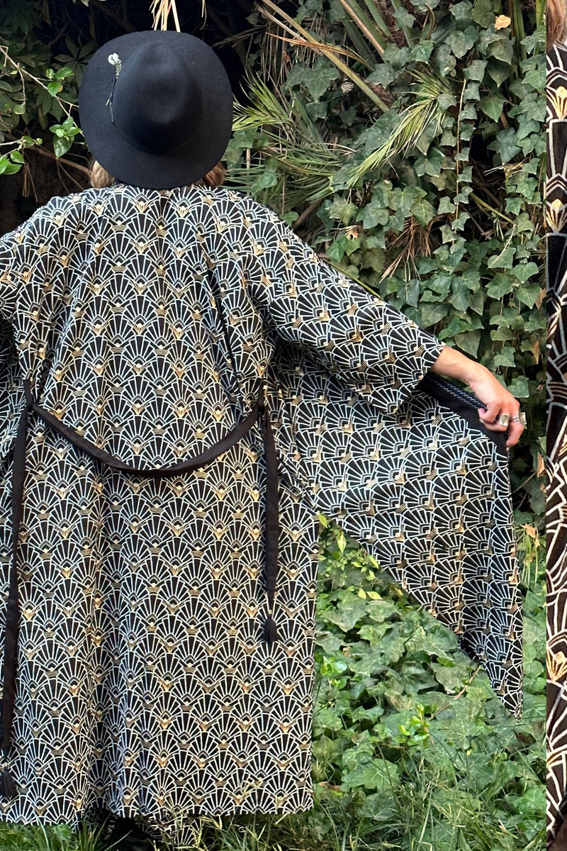 Boho Kimono --> Gold print