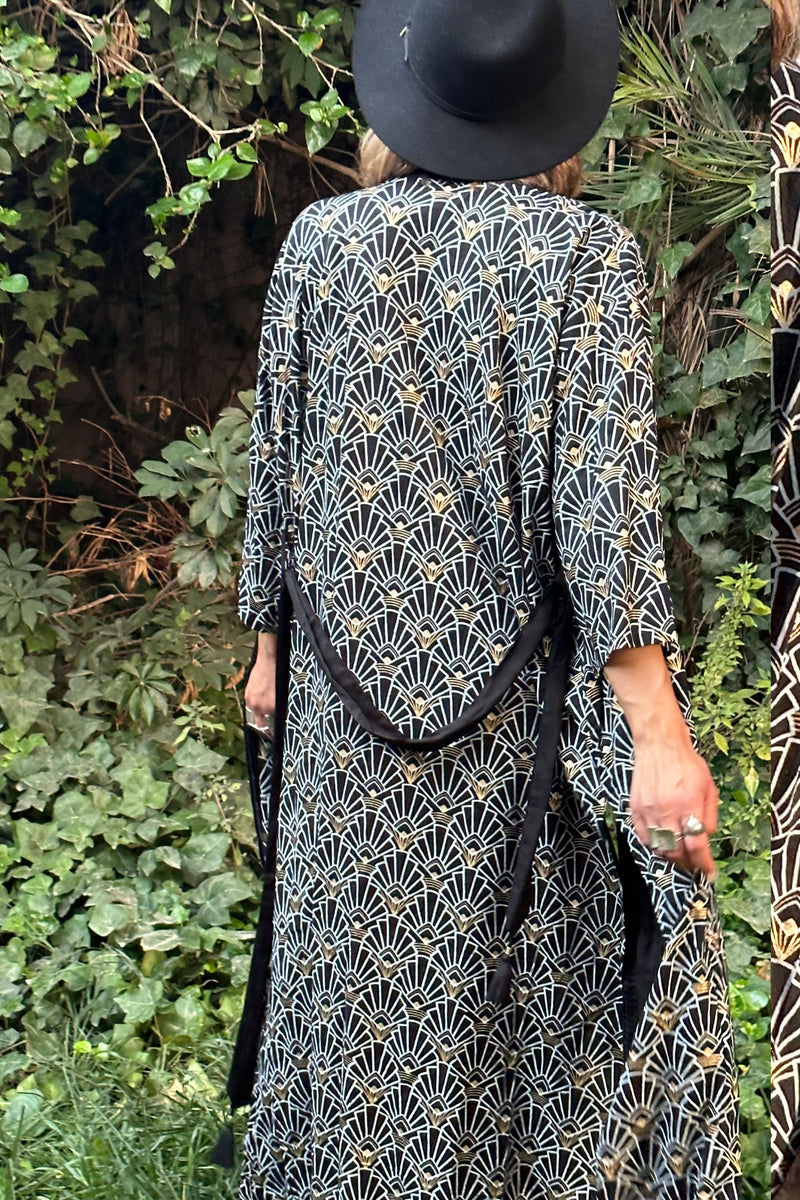 Boho Kimono --> Gold print