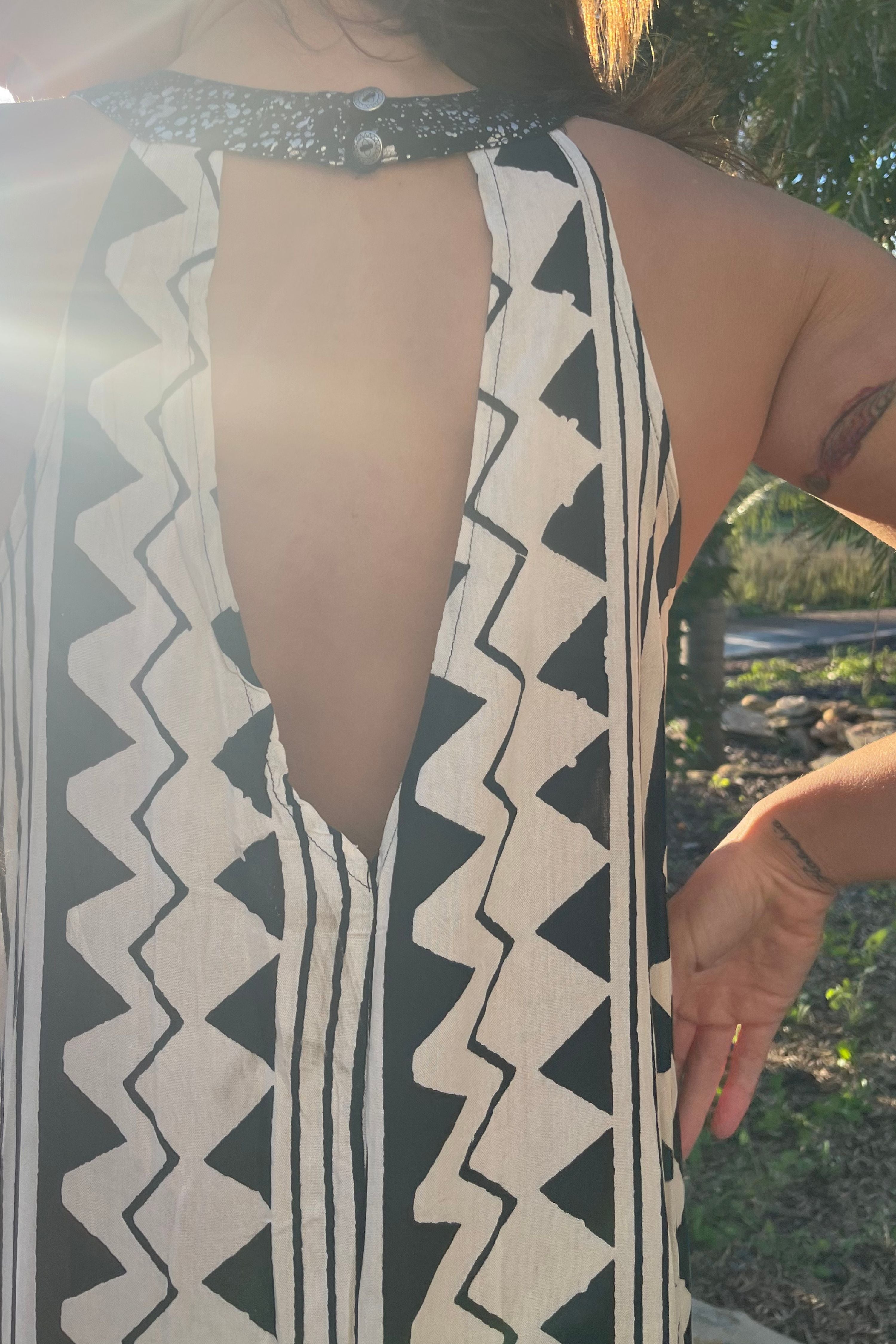 Nina maxi dress ✦ Mono print