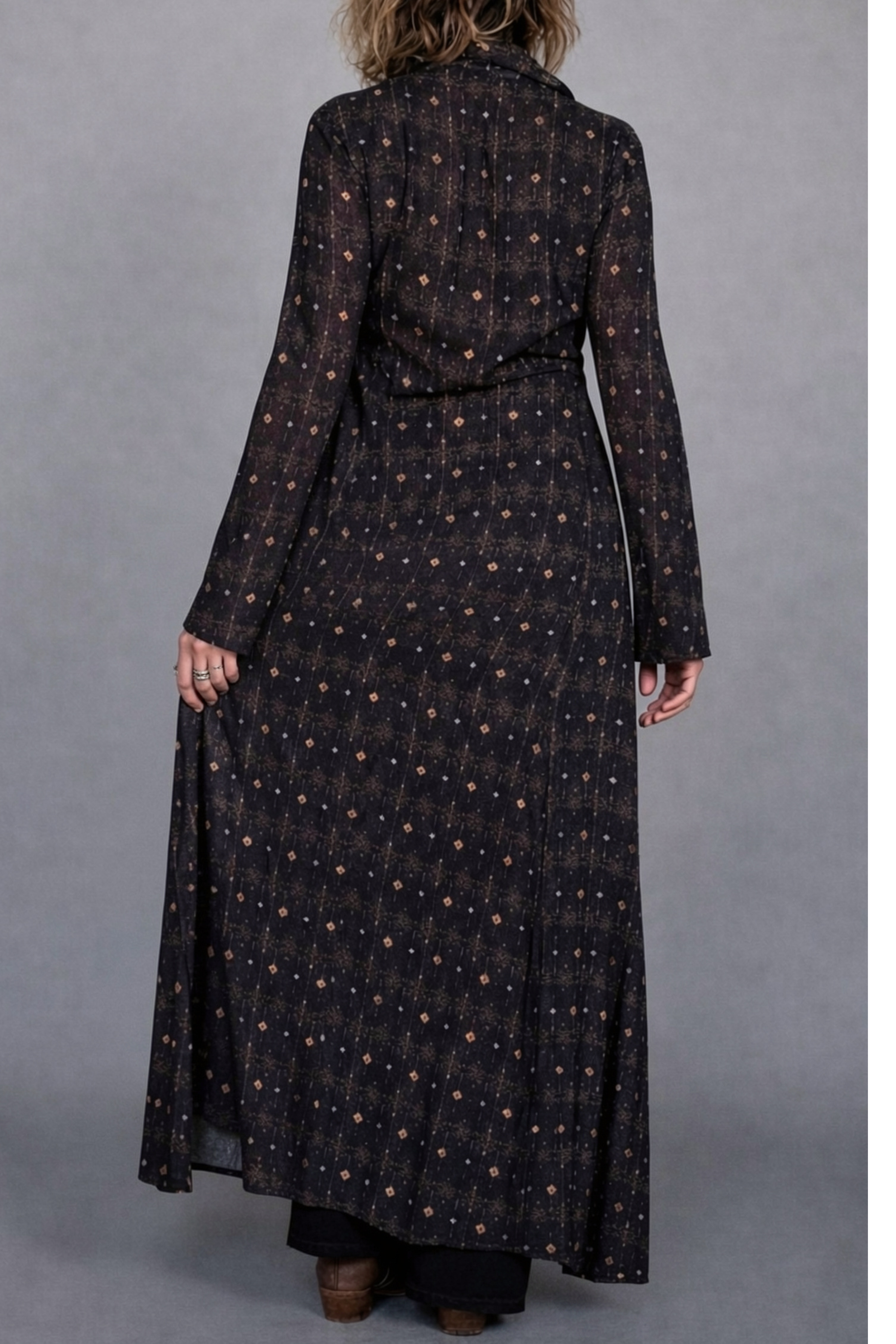 Kaia Maxi Dress ✦  Fireworks print