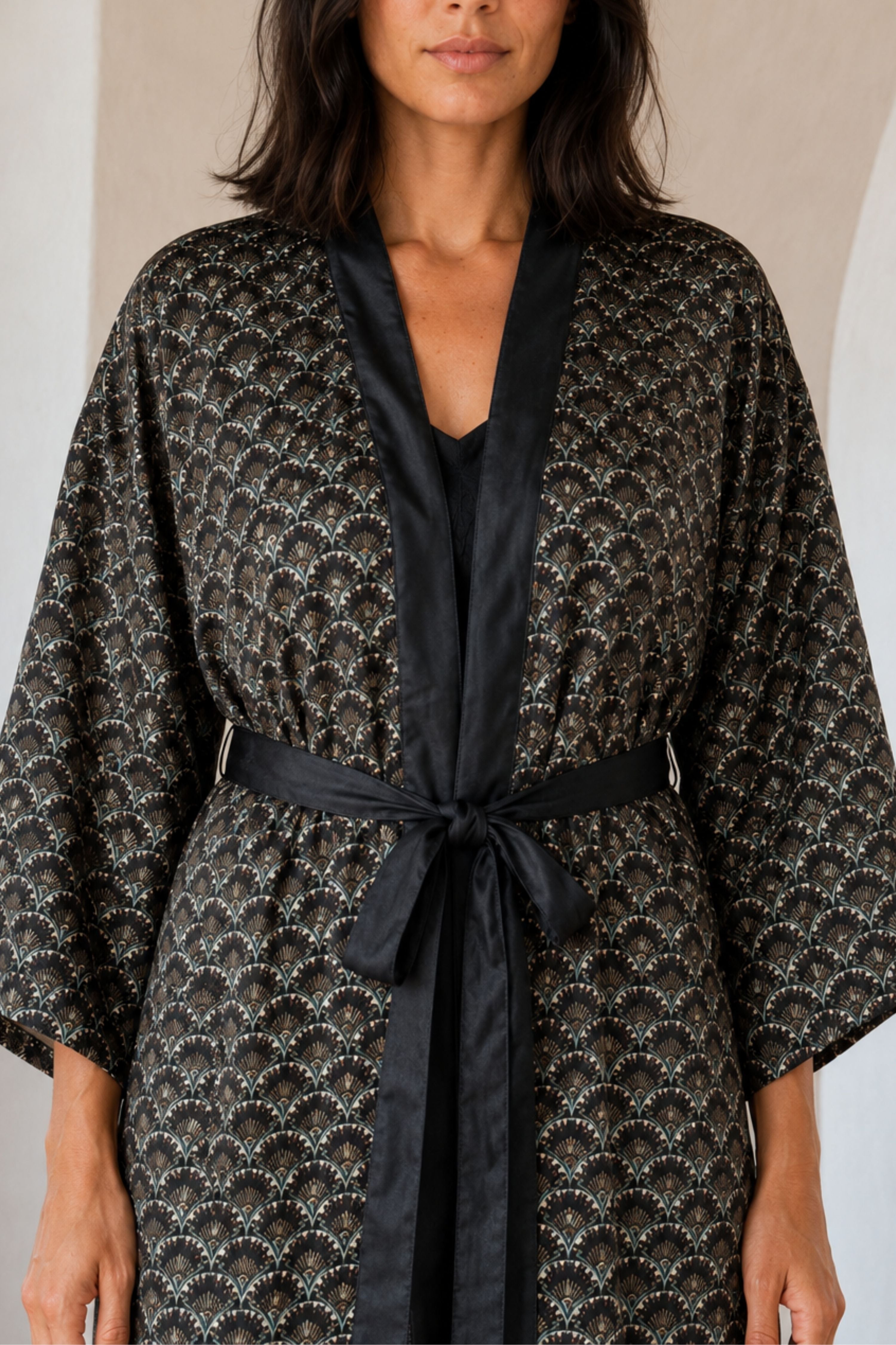 Boho Kimono ✦ Fan Print