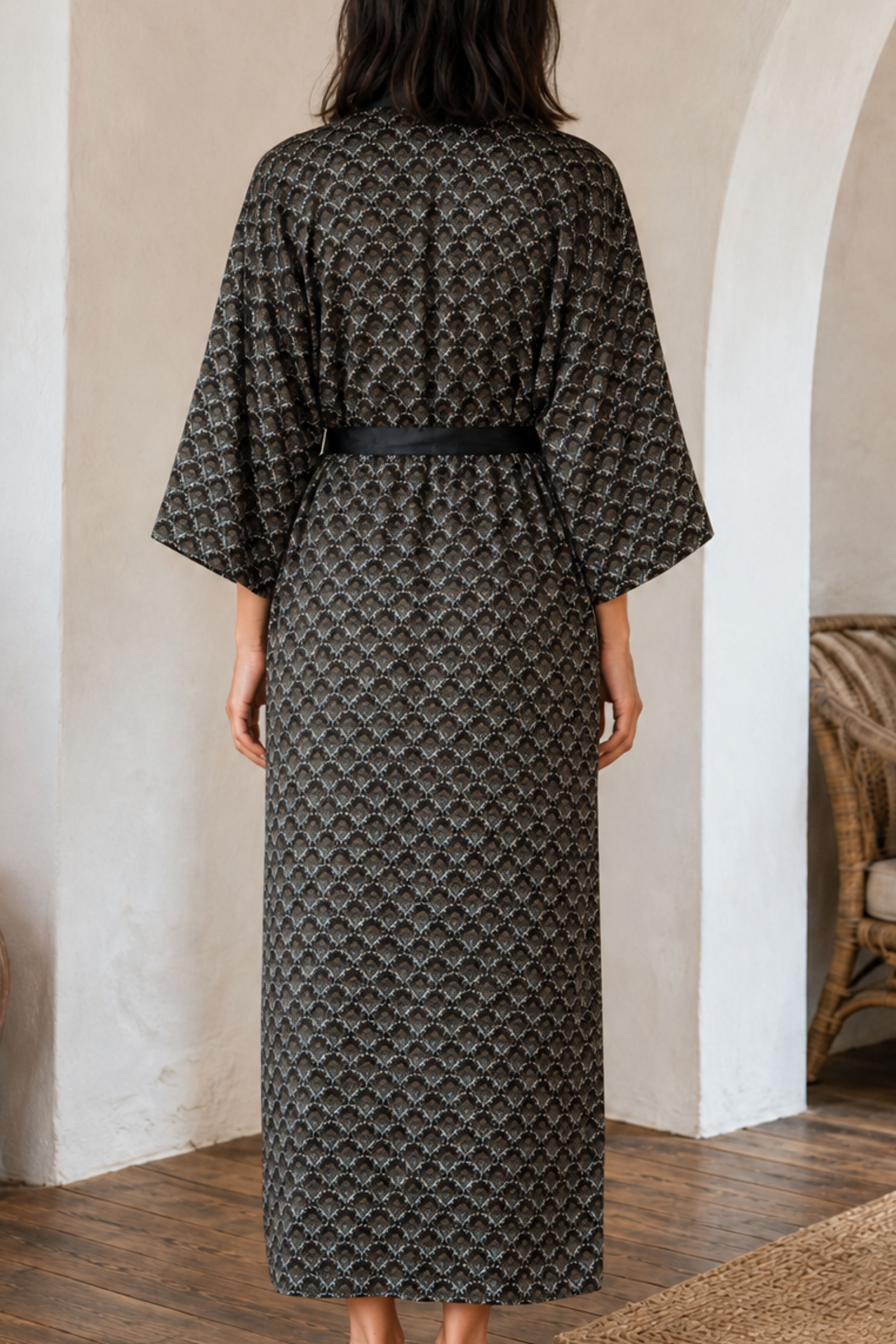 Boho Kimono ✦ Fan Print