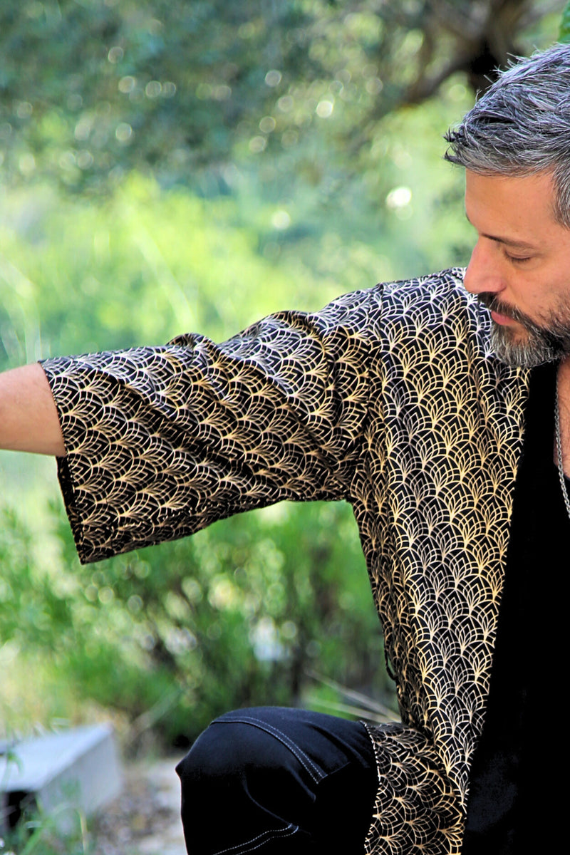 Boho kimono --> Gold Unisex