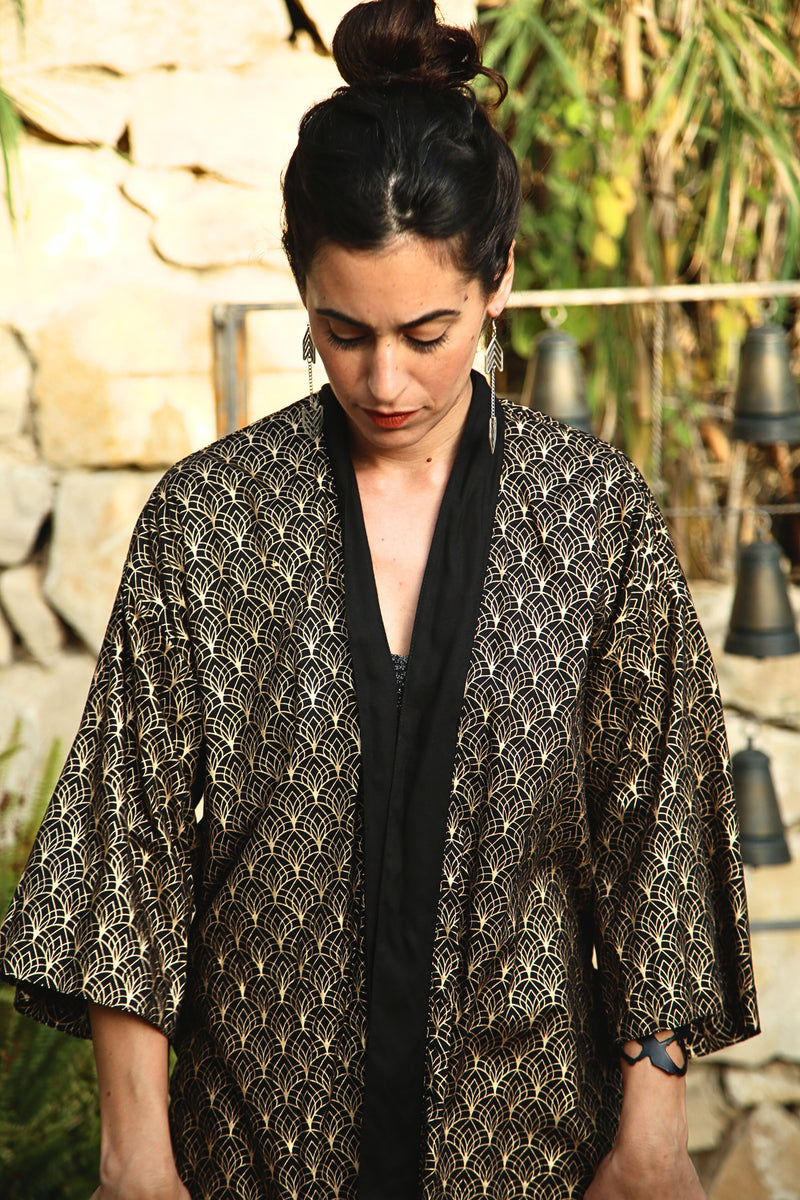 Boho kimono --> Gold Unisex