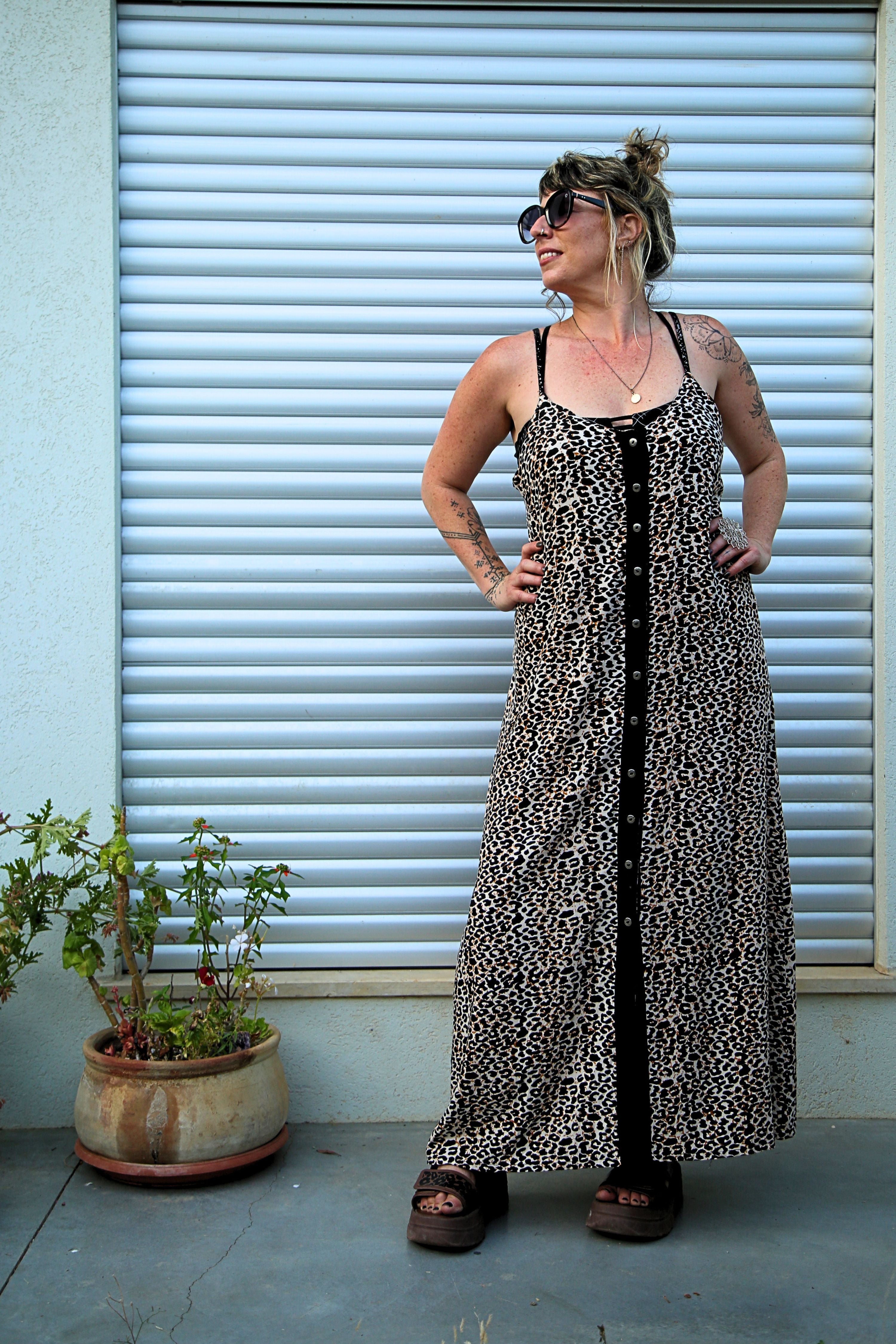 Nika maxi dress ✦ Leopard Print