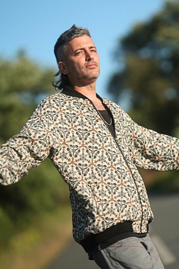 Mens Bomber Jacket--> Blue eyes