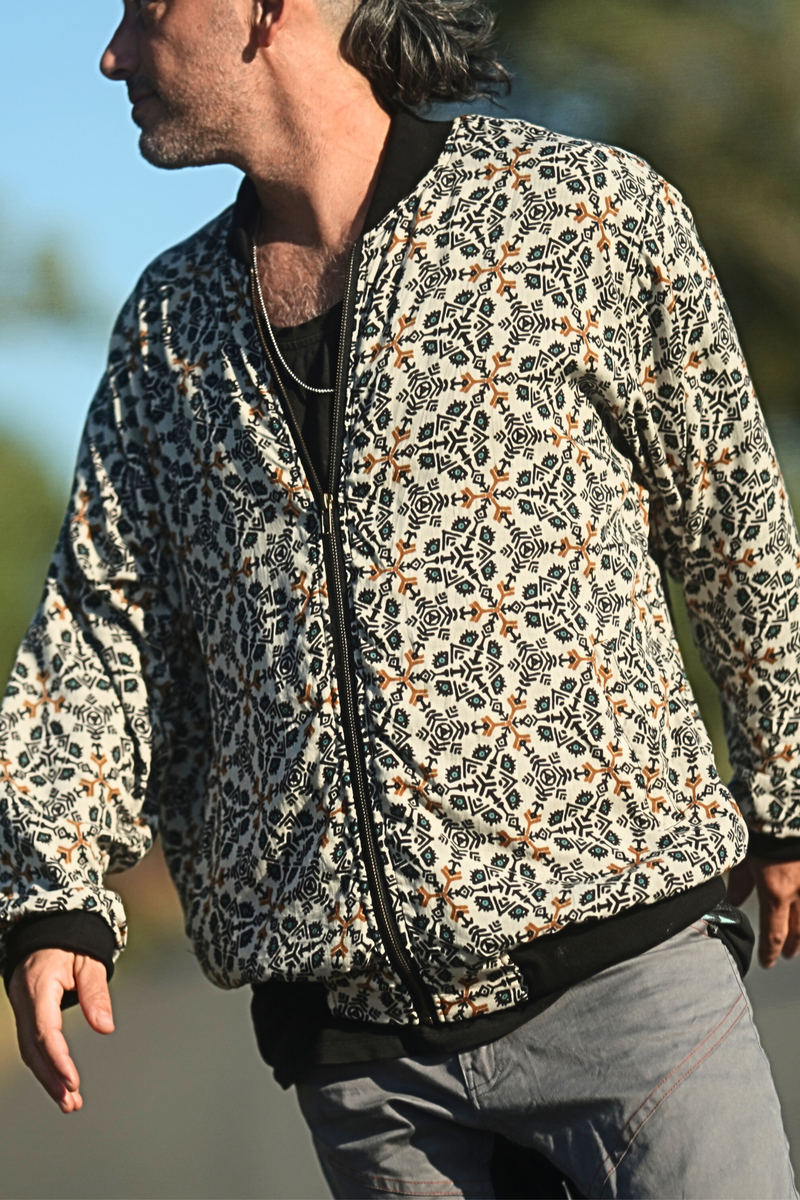 Mens Bomber Jacket--> Blue eyes