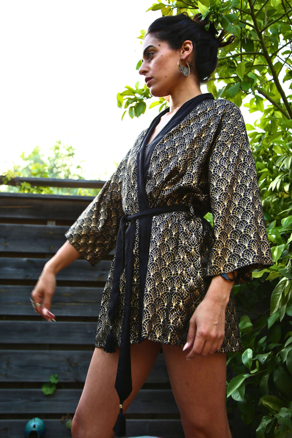 Boho kimono --> Gold Unisex