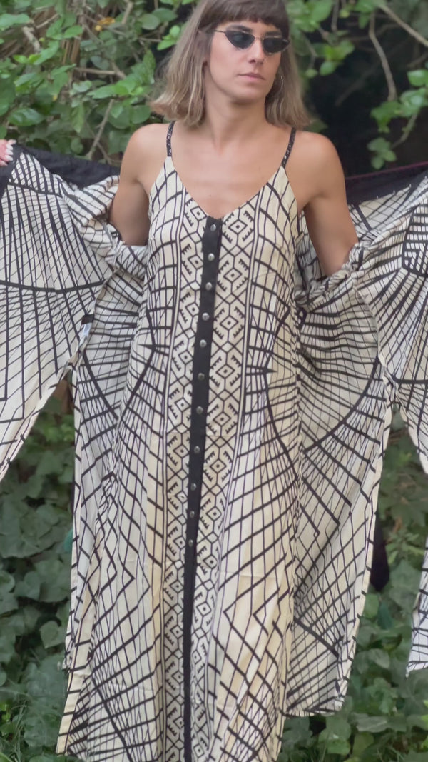 Boho Kimono --> Geo print