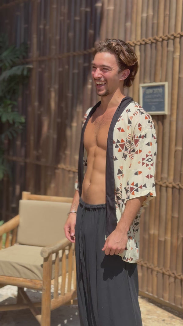 Men's Kimono --> Triangle