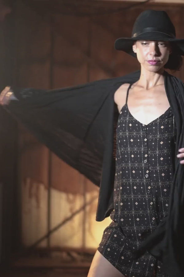 Sahara Black Cardigan