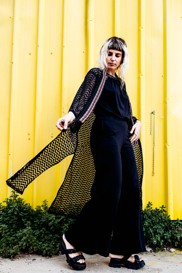 Boho Long Kimono	
