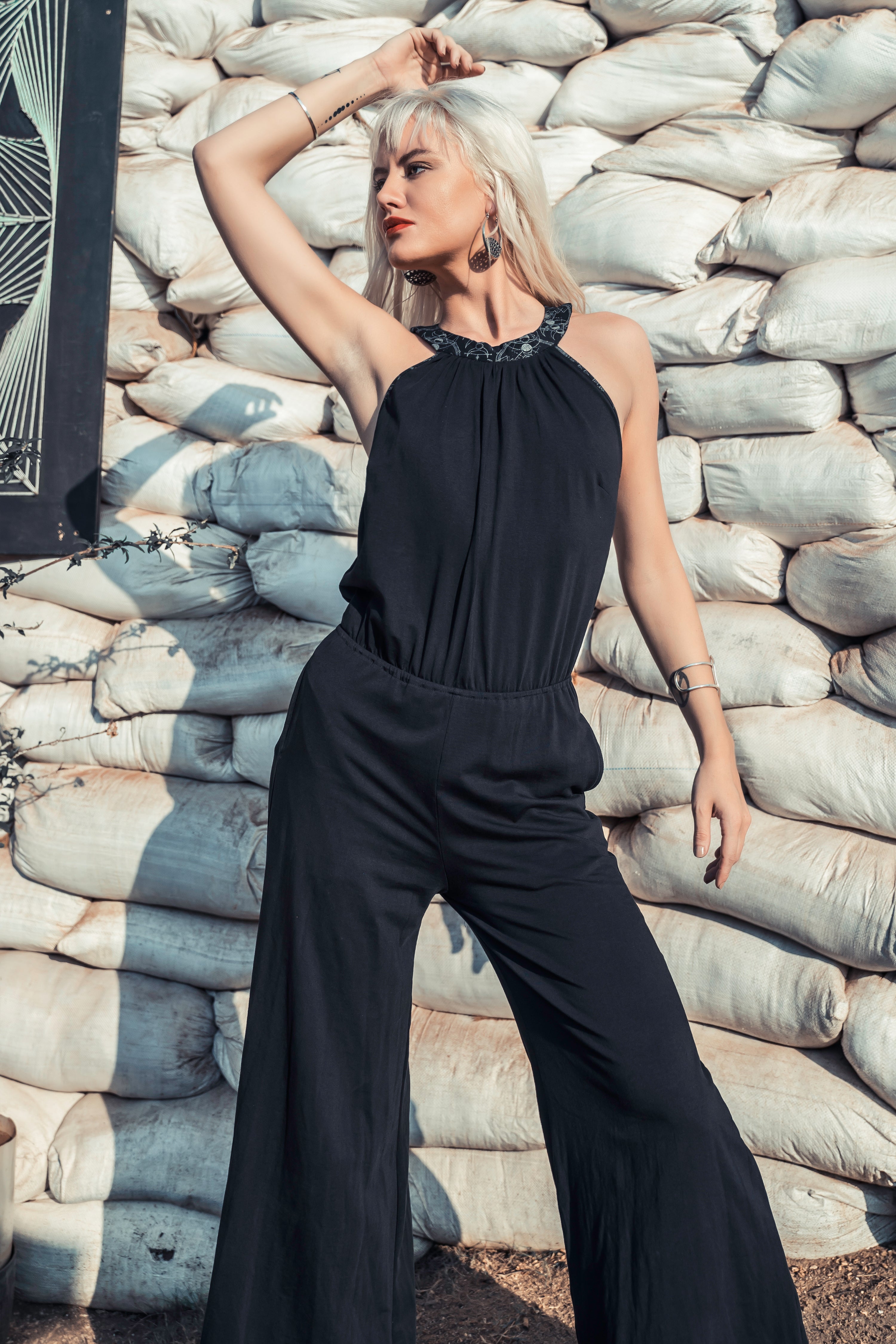 sexy black jumpsuit