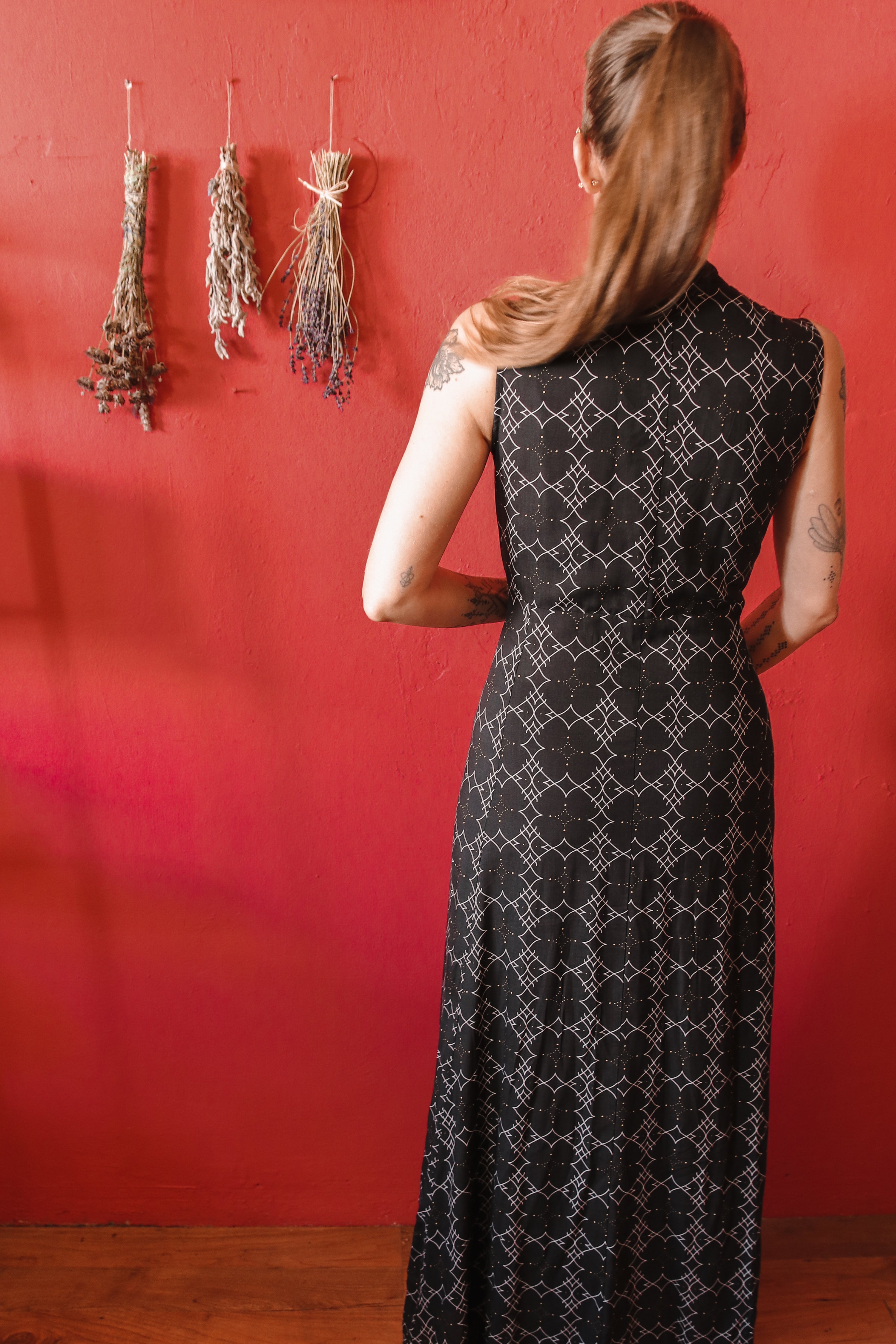 Long maxi dress for women