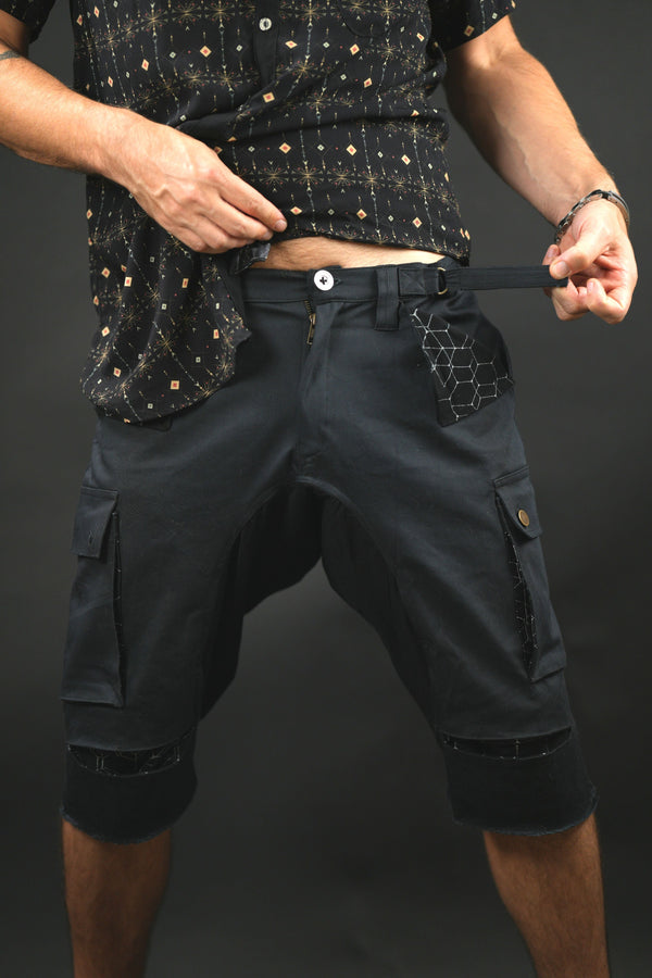 Drop Crotch Shorts black