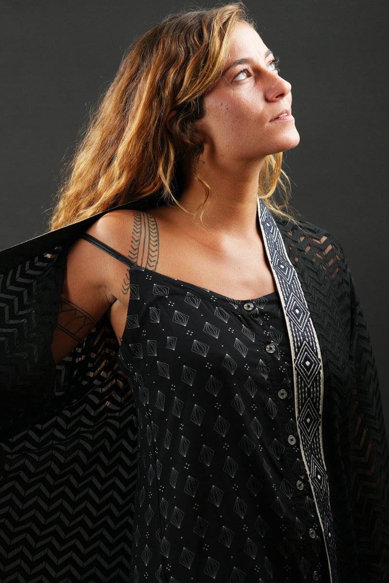womens tribal pattern kimono