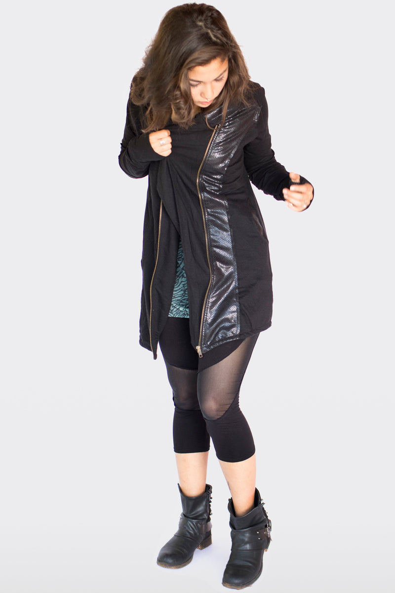 women jacket asymmetric